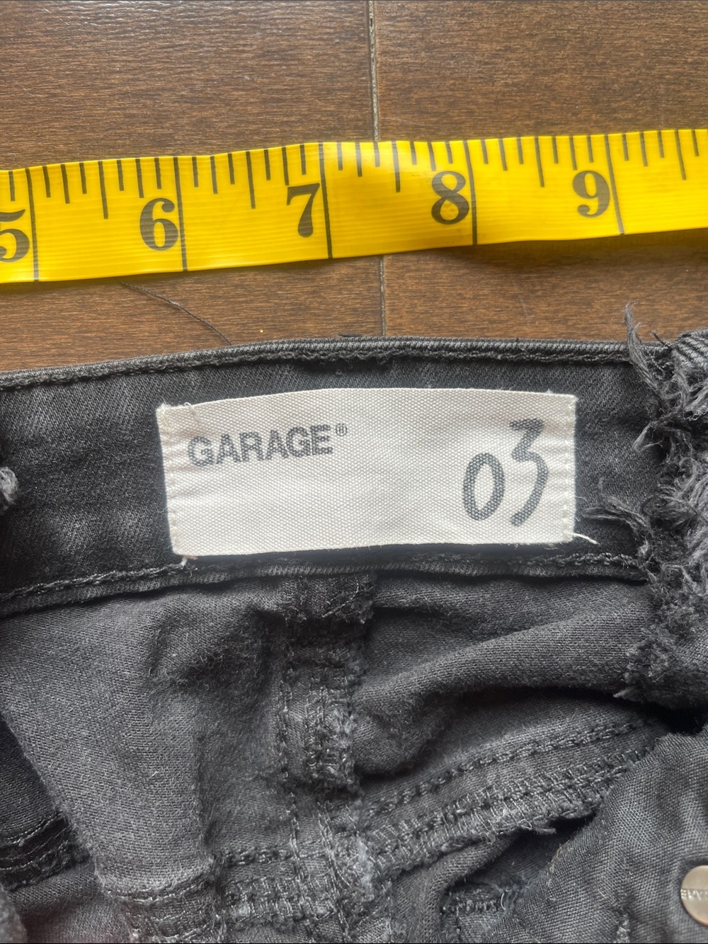 Garage Mid Rise Black Ripped Skinny Jeans - Picture 4 of 11